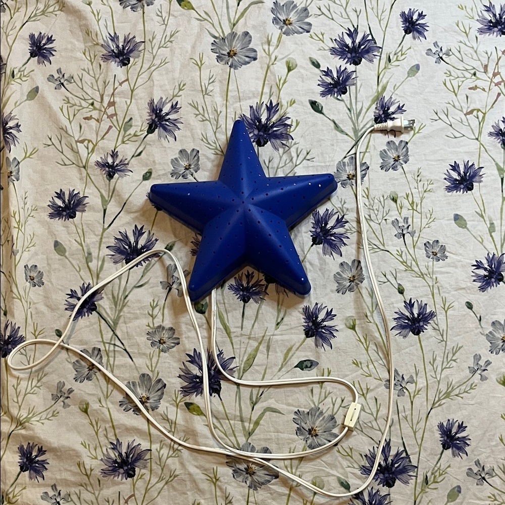 IKEA Blue Star Wall Light in Deep Blue